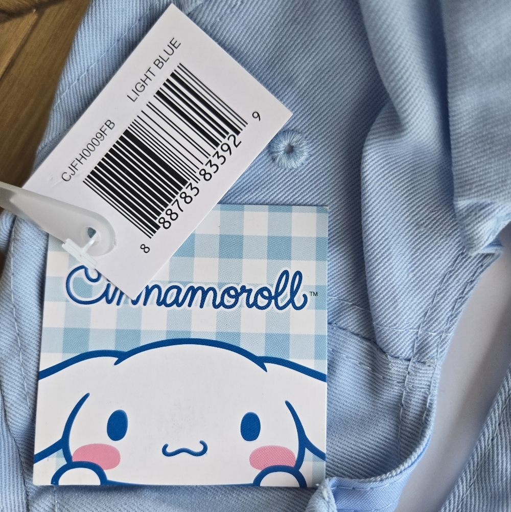 🆕Hello Kitty and Cinnamoroll Varsity Chenille C Initial Light Blue Baseball Cap - Picture 10 of 11